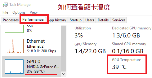 如何查看顯卡溫度