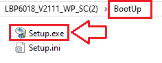 開啟該資料夾，找到 [UFRII → uk_eng → x64]，並雙擊 [Setup.exe]