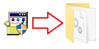 在 EXE 上按右鍵 → 7-Zip/WinRAR → 解壓縮/擷取